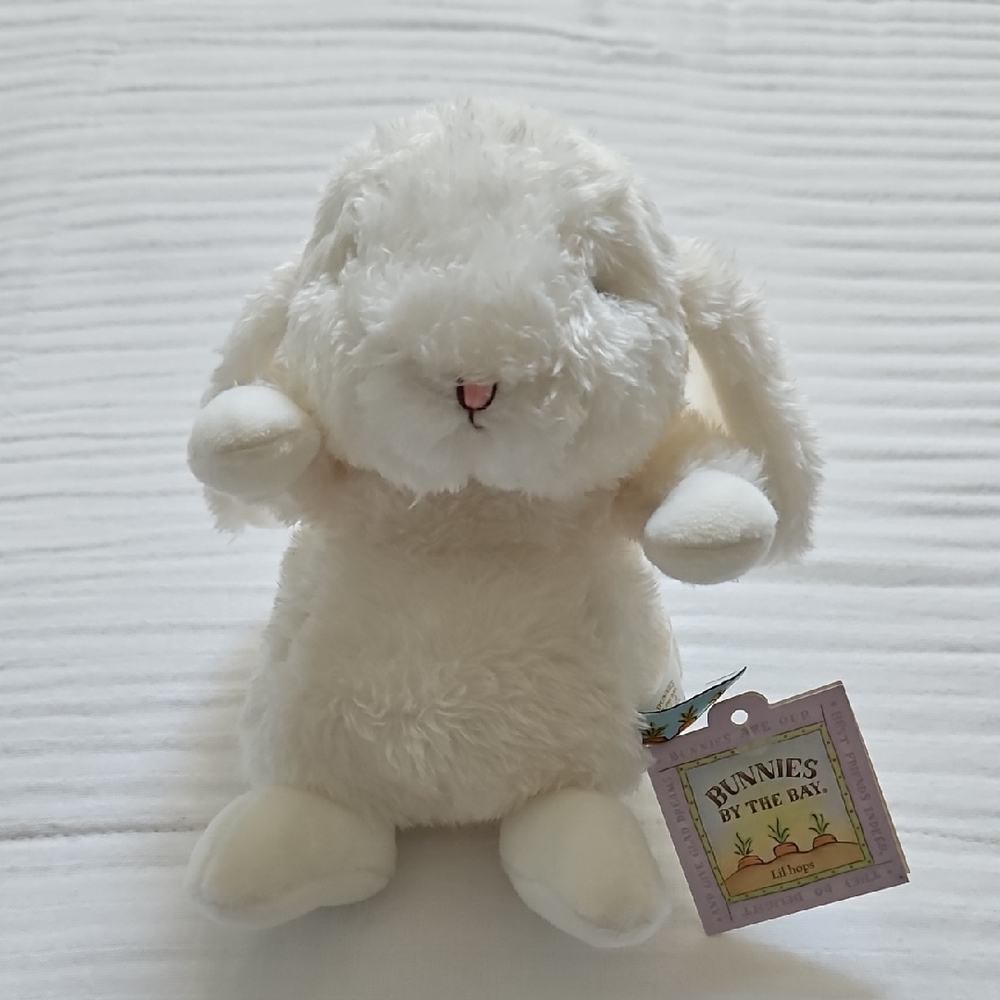 Bunnies By The Bay Cream Plush Bunny